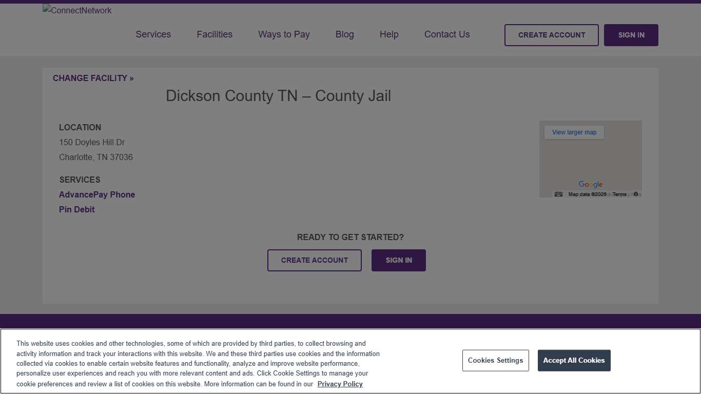 Dickson County TN - County Jail ConnectNetwork